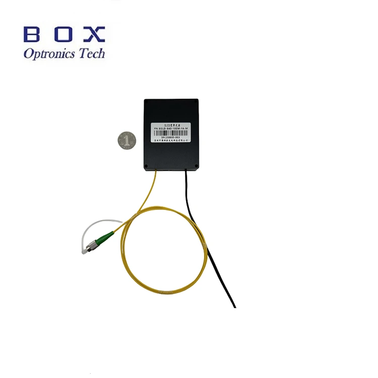840nm 10mW 40nm SLD براڈبینڈ لائٹ سورس